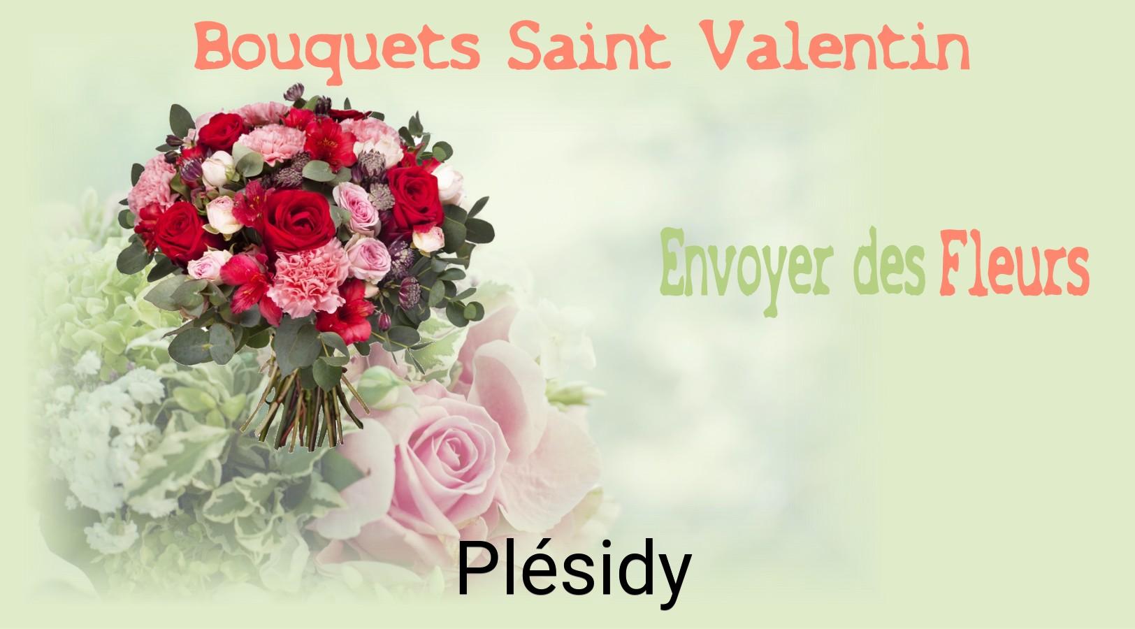 Roses de Saint-Valentin livrées à Plésidy